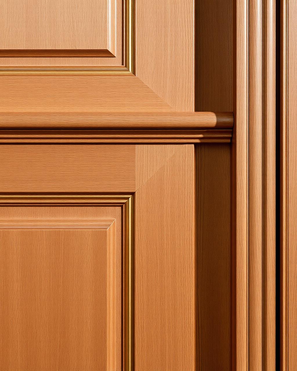 Détail de finition en menuiserie sur mesure